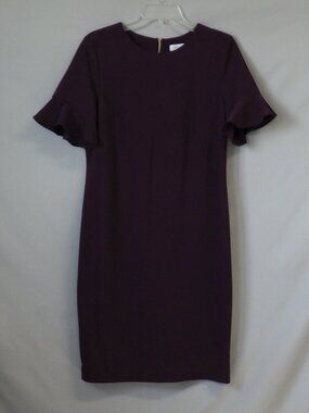 Calvin Klein Purple Sheath Dress